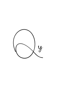 Make a beautiful signature design for name Qy. Use this online signature maker to create a handwritten signature for free. Qy signature style 4 images and pictures png