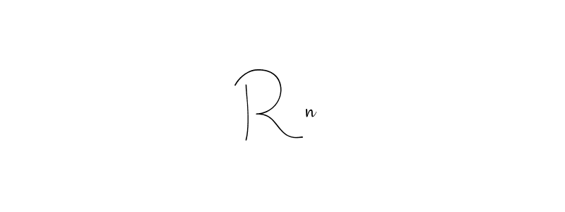 Design your own signature with our free online signature maker. With this signature software, you can create a handwritten (Andilay-7BmLP) signature for name R♥️n. R♥️n signature style 4 images and pictures png