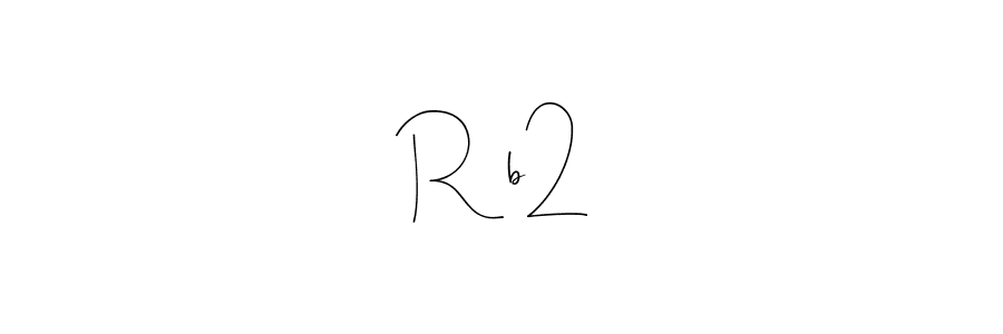 Make a beautiful signature design for name R❤️b2. With this signature (Andilay-7BmLP) style, you can create a handwritten signature for free. R❤️b2 signature style 4 images and pictures png