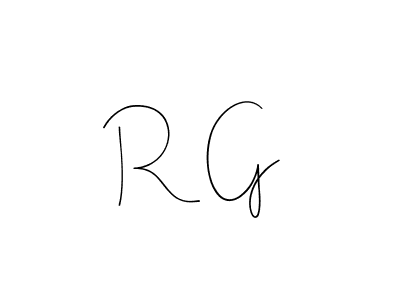 if you are searching for the best signature style for your name R  G. so please give up your signature search. here we have designed multiple signature styles  using Andilay-7BmLP. R  G signature style 4 images and pictures png