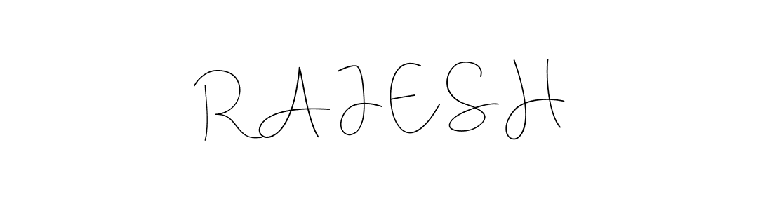 The best way (Andilay-7BmLP) to make a short signature is to pick only two or three words in your name. The name R A J E S H include a total of six letters. For converting this name. R A J E S H signature style 4 images and pictures png