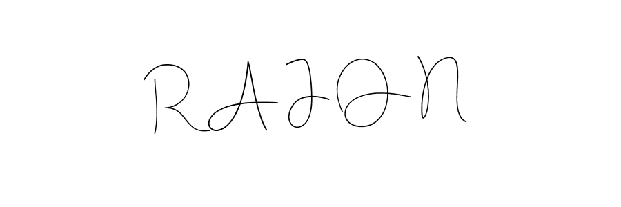 Here are the top 10 professional signature styles for the name R A J O N. These are the best autograph styles you can use for your name. R A J O N signature style 4 images and pictures png