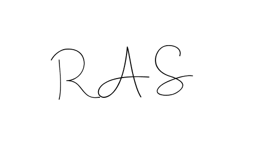 Design your own signature with our free online signature maker. With this signature software, you can create a handwritten (Andilay-7BmLP) signature for name R A S. R A S signature style 4 images and pictures png