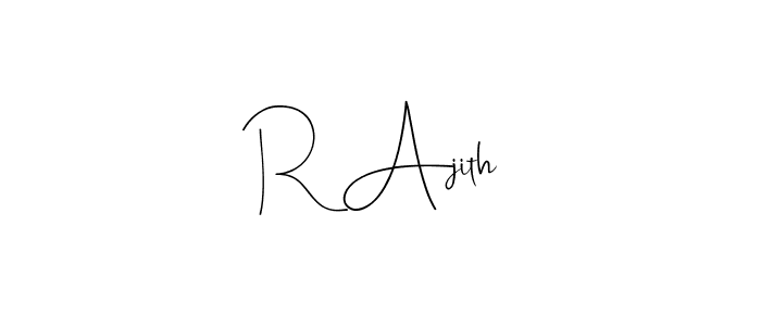 Once you've used our free online signature maker to create your best signature Andilay-7BmLP style, it's time to enjoy all of the benefits that R Ajith name signing documents. R Ajith signature style 4 images and pictures png