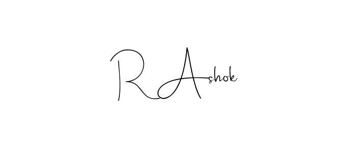 Here are the top 10 professional signature styles for the name R Ashok. These are the best autograph styles you can use for your name. R Ashok signature style 4 images and pictures png