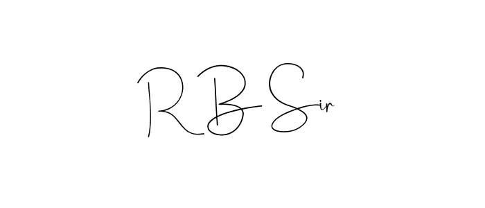 Andilay-7BmLP is a professional signature style that is perfect for those who want to add a touch of class to their signature. It is also a great choice for those who want to make their signature more unique. Get R B Sir name to fancy signature for free. R B Sir signature style 4 images and pictures png
