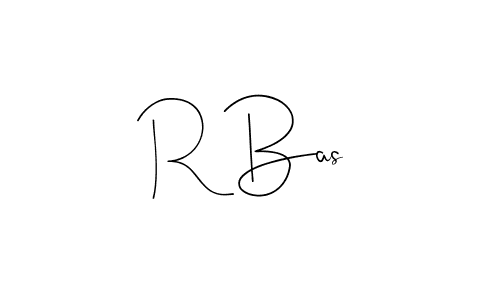 The best way (Andilay-7BmLP) to make a short signature is to pick only two or three words in your name. The name R Bas include a total of six letters. For converting this name. R Bas signature style 4 images and pictures png