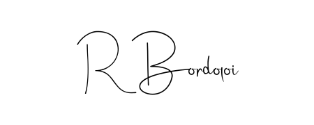 Also we have R Bordoloi name is the best signature style. Create professional handwritten signature collection using Andilay-7BmLP autograph style. R Bordoloi signature style 4 images and pictures png