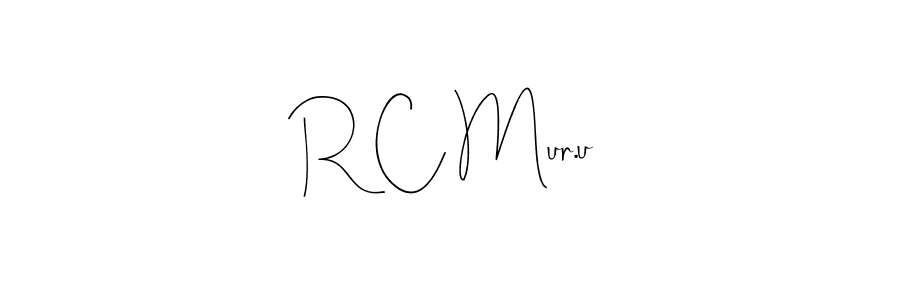 Check out images of Autograph of R C Mur.u name. Actor R C Mur.u Signature Style. Andilay-7BmLP is a professional sign style online. R C Mur.u signature style 4 images and pictures png