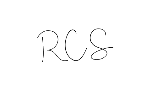 Design your own signature with our free online signature maker. With this signature software, you can create a handwritten (Andilay-7BmLP) signature for name R C S. R C S signature style 4 images and pictures png