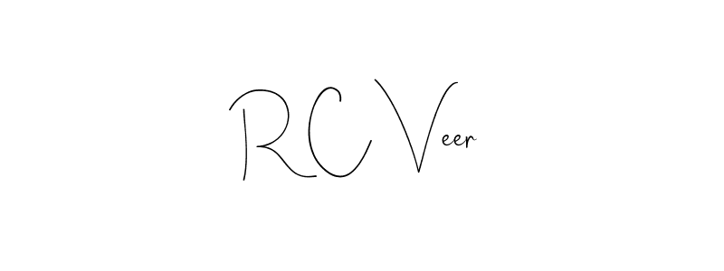 Make a beautiful signature design for name R C Veer. Use this online signature maker to create a handwritten signature for free. R C Veer signature style 4 images and pictures png