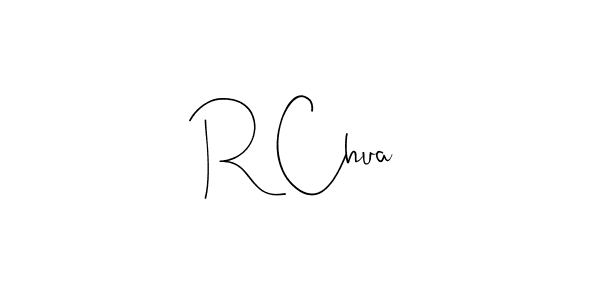Design your own signature with our free online signature maker. With this signature software, you can create a handwritten (Andilay-7BmLP) signature for name R Chua. R Chua signature style 4 images and pictures png