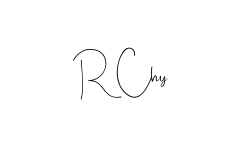 if you are searching for the best signature style for your name R Chy. so please give up your signature search. here we have designed multiple signature styles  using Andilay-7BmLP. R Chy signature style 4 images and pictures png