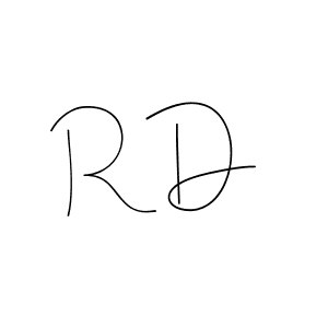 R D stylish signature style. Best Handwritten Sign (Andilay-7BmLP) for my name. Handwritten Signature Collection Ideas for my name R D. R D signature style 4 images and pictures png