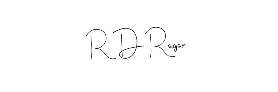 Make a beautiful signature design for name R D Ragar. Use this online signature maker to create a handwritten signature for free. R D Ragar signature style 4 images and pictures png