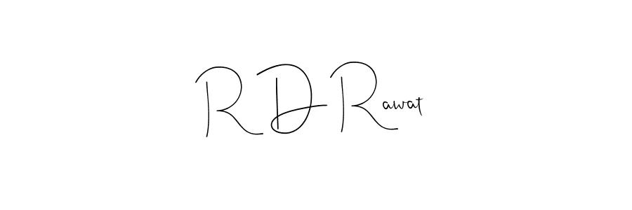 Use a signature maker to create a handwritten signature online. With this signature software, you can design (Andilay-7BmLP) your own signature for name R D Rawat. R D Rawat signature style 4 images and pictures png