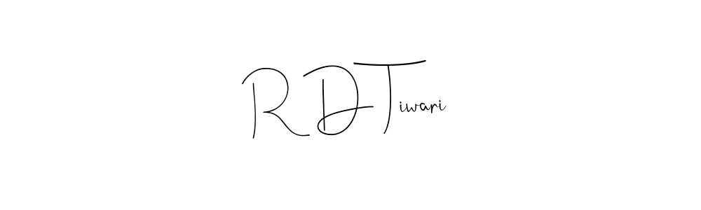 It looks lik you need a new signature style for name R D Tiwari. Design unique handwritten (Andilay-7BmLP) signature with our free signature maker in just a few clicks. R D Tiwari signature style 4 images and pictures png