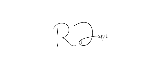 This is the best signature style for the R Dalvi name. Also you like these signature font (Andilay-7BmLP). Mix name signature. R Dalvi signature style 4 images and pictures png