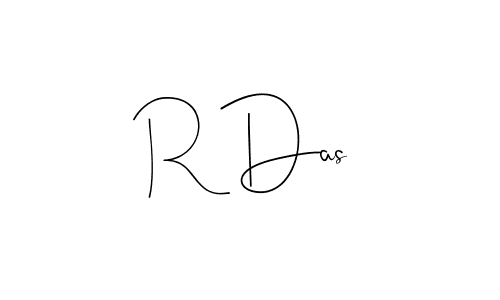 Also You can easily find your signature by using the search form. We will create R Das name handwritten signature images for you free of cost using Andilay-7BmLP sign style. R Das signature style 4 images and pictures png