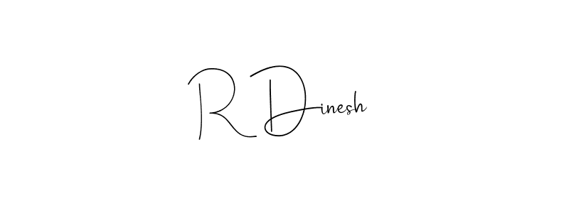 This is the best signature style for the R Dinesh name. Also you like these signature font (Andilay-7BmLP). Mix name signature. R Dinesh signature style 4 images and pictures png