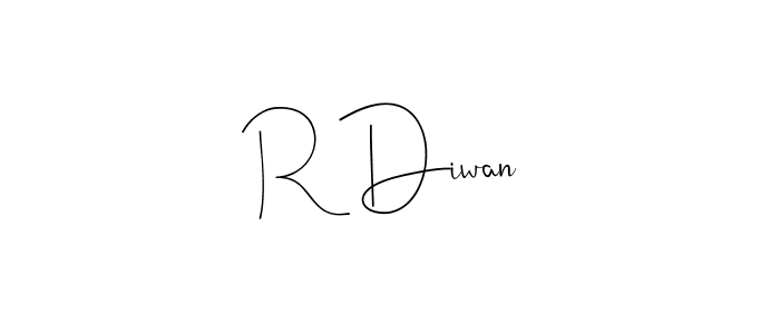 It looks lik you need a new signature style for name R Diwan. Design unique handwritten (Andilay-7BmLP) signature with our free signature maker in just a few clicks. R Diwan signature style 4 images and pictures png