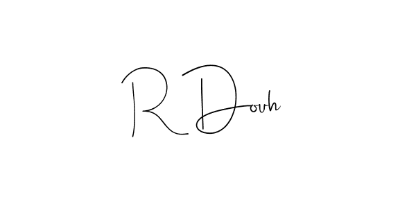 Make a beautiful signature design for name R Douh. Use this online signature maker to create a handwritten signature for free. R Douh signature style 4 images and pictures png