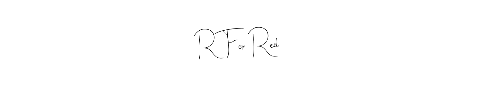 The best way (Andilay-7BmLP) to make a short signature is to pick only two or three words in your name. The name R For Red ♥️ include a total of six letters. For converting this name. R For Red ♥️ signature style 4 images and pictures png