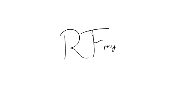 This is the best signature style for the R Frey name. Also you like these signature font (Andilay-7BmLP). Mix name signature. R Frey signature style 4 images and pictures png