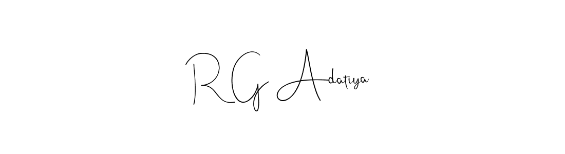 This is the best signature style for the R G Adatiya name. Also you like these signature font (Andilay-7BmLP). Mix name signature. R G Adatiya signature style 4 images and pictures png