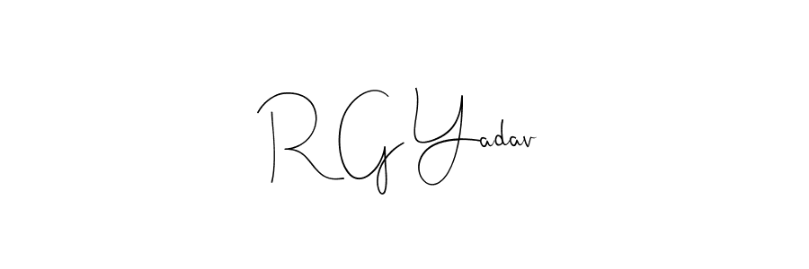 See photos of R G Yadav official signature by Spectra . Check more albums & portfolios. Read reviews & check more about Andilay-7BmLP font. R G Yadav signature style 4 images and pictures png