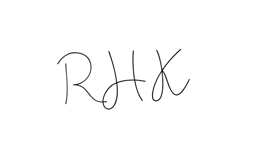 It looks lik you need a new signature style for name R H K. Design unique handwritten (Andilay-7BmLP) signature with our free signature maker in just a few clicks. R H K signature style 4 images and pictures png