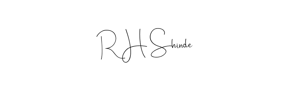 How to make R H Shinde name signature. Use Andilay-7BmLP style for creating short signs online. This is the latest handwritten sign. R H Shinde signature style 4 images and pictures png