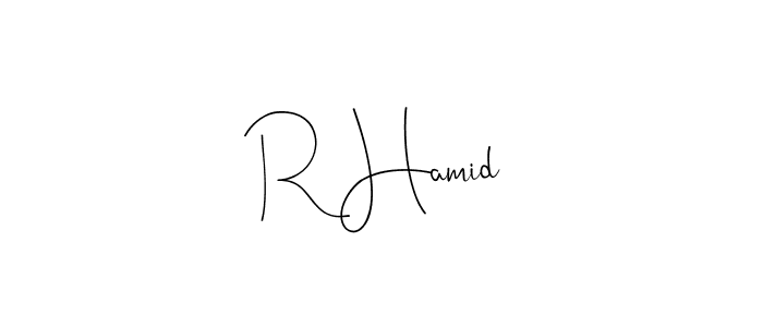 Best and Professional Signature Style for R Hamid. Andilay-7BmLP Best Signature Style Collection. R Hamid signature style 4 images and pictures png