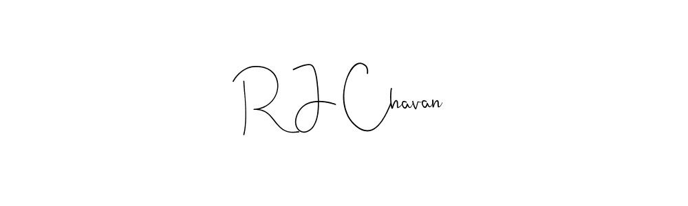 Create a beautiful signature design for name R J Chavan. With this signature (Andilay-7BmLP) fonts, you can make a handwritten signature for free. R J Chavan signature style 4 images and pictures png