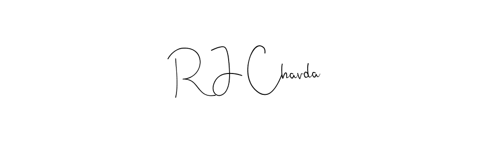 Here are the top 10 professional signature styles for the name R J Chavda. These are the best autograph styles you can use for your name. R J Chavda signature style 4 images and pictures png