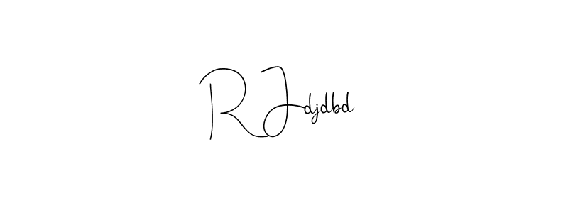 Also You can easily find your signature by using the search form. We will create R Jdjdbd name handwritten signature images for you free of cost using Andilay-7BmLP sign style. R Jdjdbd signature style 4 images and pictures png