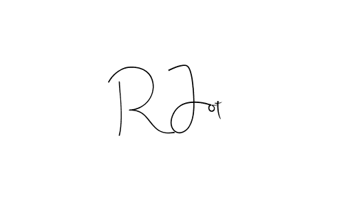 It looks lik you need a new signature style for name R Jot. Design unique handwritten (Andilay-7BmLP) signature with our free signature maker in just a few clicks. R Jot signature style 4 images and pictures png