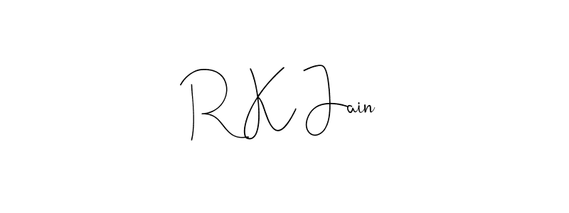 Make a beautiful signature design for name R K Jain. Use this online signature maker to create a handwritten signature for free. R K Jain signature style 4 images and pictures png