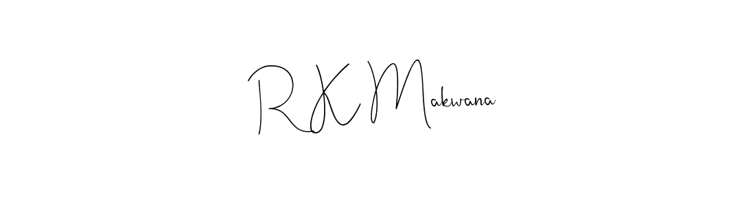 Make a beautiful signature design for name R K Makwana. Use this online signature maker to create a handwritten signature for free. R K Makwana signature style 4 images and pictures png