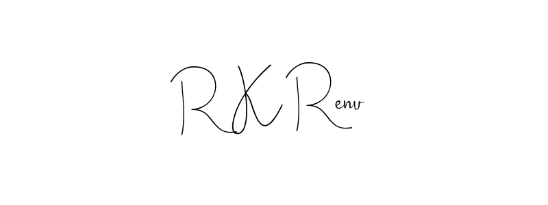 Here are the top 10 professional signature styles for the name R K Renu. These are the best autograph styles you can use for your name. R K Renu signature style 4 images and pictures png