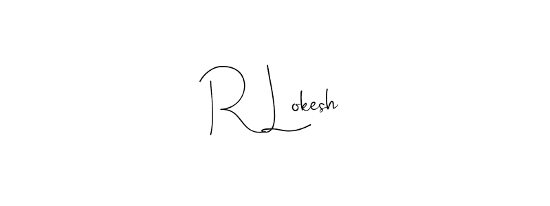 See photos of R Lokesh official signature by Spectra . Check more albums & portfolios. Read reviews & check more about Andilay-7BmLP font. R Lokesh signature style 4 images and pictures png