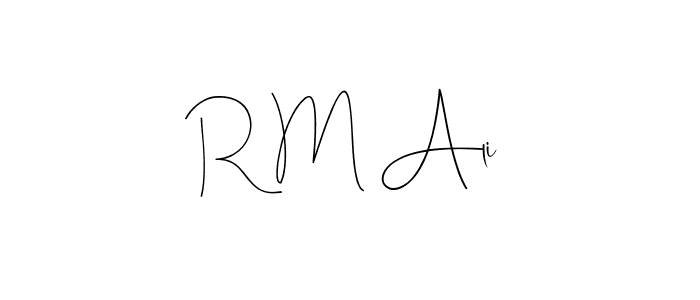 Similarly Andilay-7BmLP is the best handwritten signature design. Signature creator online .You can use it as an online autograph creator for name R M Ali. R M Ali signature style 4 images and pictures png