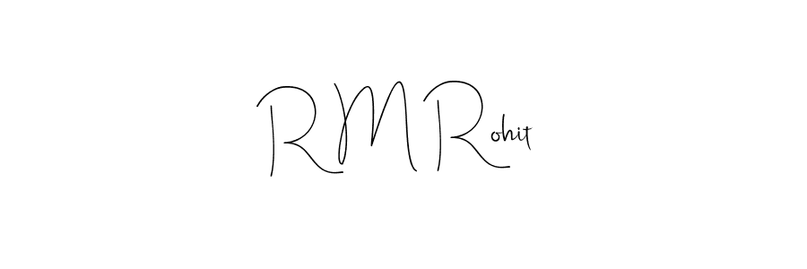 This is the best signature style for the R M Rohit name. Also you like these signature font (Andilay-7BmLP). Mix name signature. R M Rohit signature style 4 images and pictures png