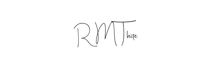 Design your own signature with our free online signature maker. With this signature software, you can create a handwritten (Andilay-7BmLP) signature for name R M Thite. R M Thite signature style 4 images and pictures png