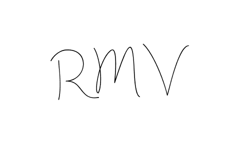 Best and Professional Signature Style for R M V. Andilay-7BmLP Best Signature Style Collection. R M V signature style 4 images and pictures png