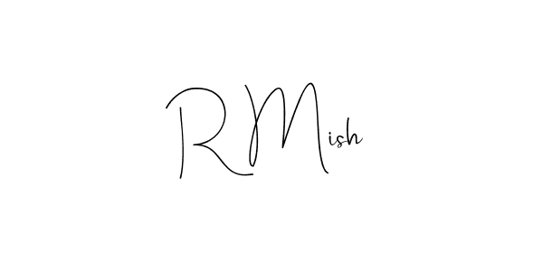 Best and Professional Signature Style for R Mish. Andilay-7BmLP Best Signature Style Collection. R Mish signature style 4 images and pictures png