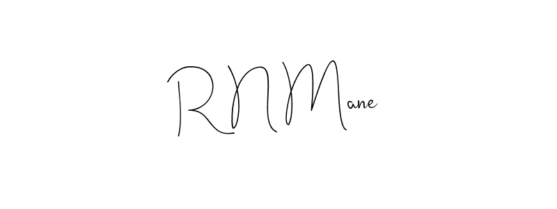 Also we have R N Mane name is the best signature style. Create professional handwritten signature collection using Andilay-7BmLP autograph style. R N Mane signature style 4 images and pictures png