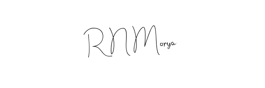 Best and Professional Signature Style for R N Morya. Andilay-7BmLP Best Signature Style Collection. R N Morya signature style 4 images and pictures png