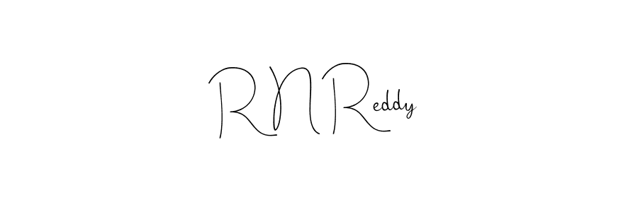 Design your own signature with our free online signature maker. With this signature software, you can create a handwritten (Andilay-7BmLP) signature for name R N Reddy. R N Reddy signature style 4 images and pictures png