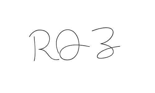 Create a beautiful signature design for name R O Z. With this signature (Andilay-7BmLP) fonts, you can make a handwritten signature for free. R O Z signature style 4 images and pictures png